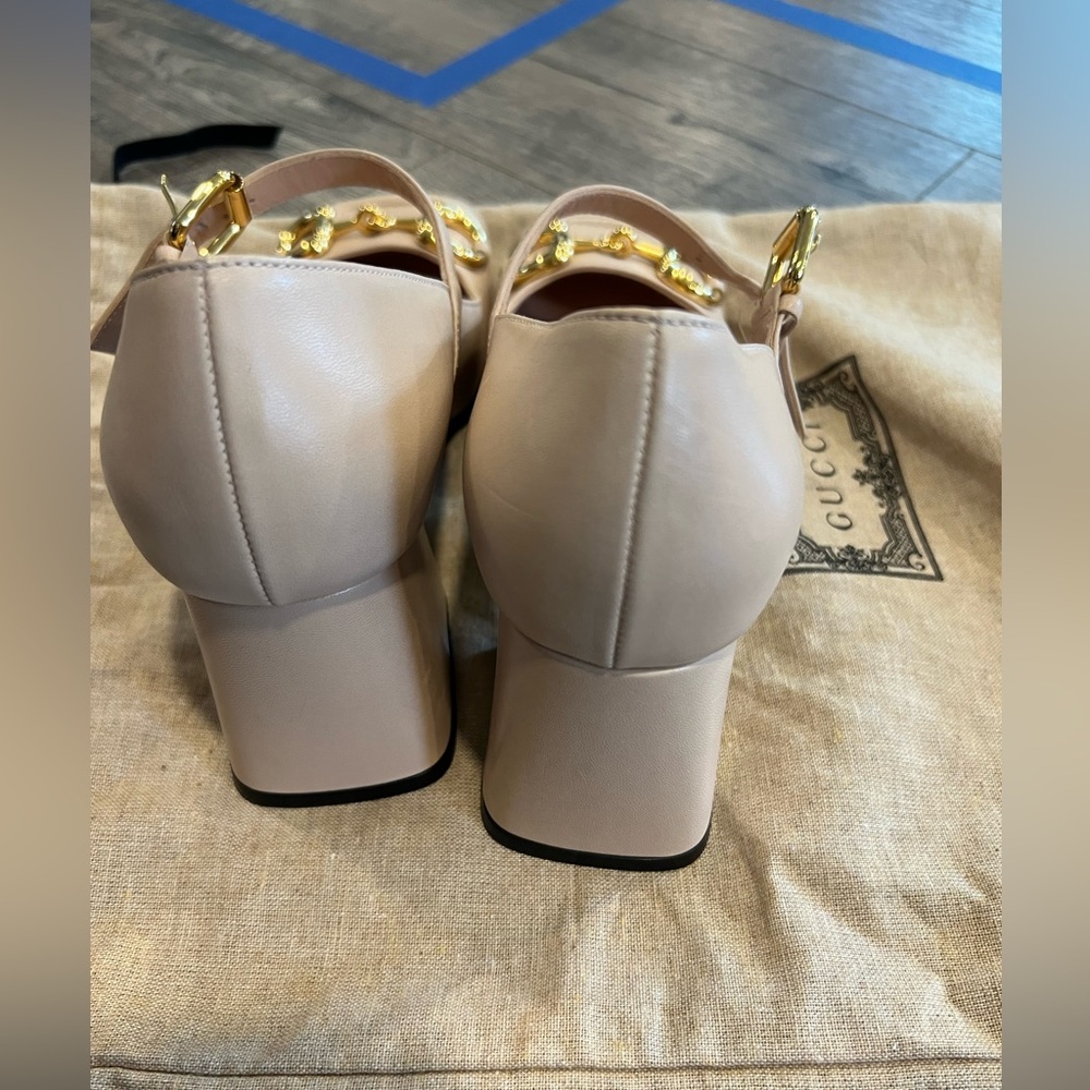 Gucci Horsebit Strap 75mm Pump - Picture 2 of 8